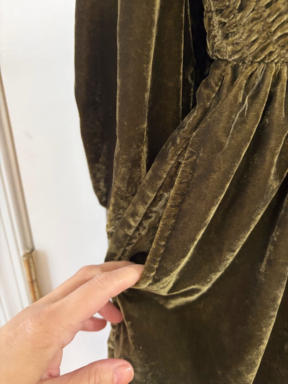 Free People Farrier Velvet Mini Dress - Size S - Picture 8 of 9